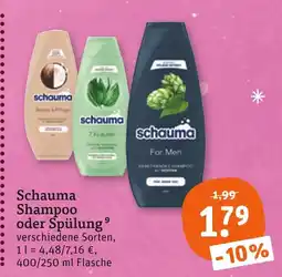 tegut Schauma shampoo & pflege Angebot
