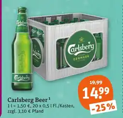 tegut Carlsberg beer Angebot