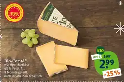tegut Bio-comté Angebot