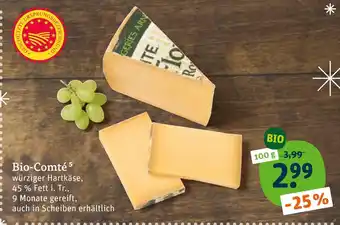 tegut Bio-comté Angebot