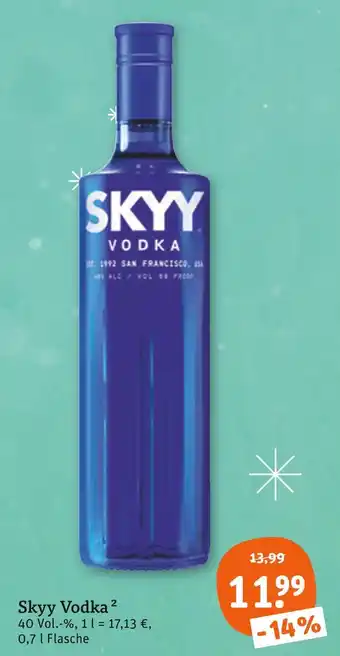 tegut Skyy vodka Angebot