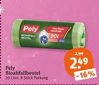 tegut Pely bioabfallbeutel Angebot