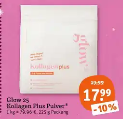 tegut Glow 25 kollagen plus pulver Angebot
