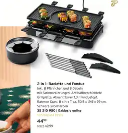 Tchibo 2 in 1: raclette und fondue Angebot
