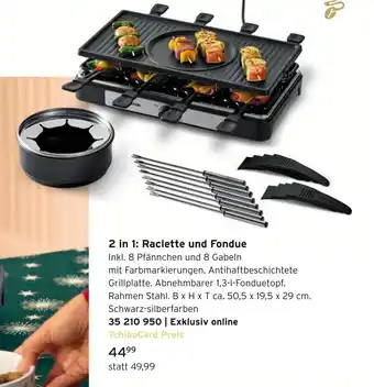 Tchibo 2 in 1: raclette und fondue Angebot
