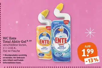 tegut Wc ente total aktiv gel Angebot