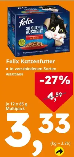 Globus Baumarkt Felix katzenfutter Angebot