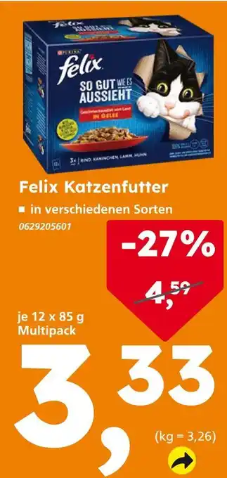 Globus Baumarkt Felix katzenfutter Angebot