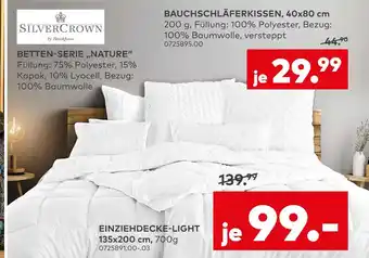 porta Silvercrown by brinkhaus bauchschläferkissen Angebot