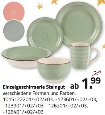 ROLLER Einzelgeschirrserie steingut Angebot