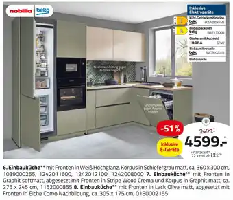 ROLLER Nobilia einbauküche Angebot