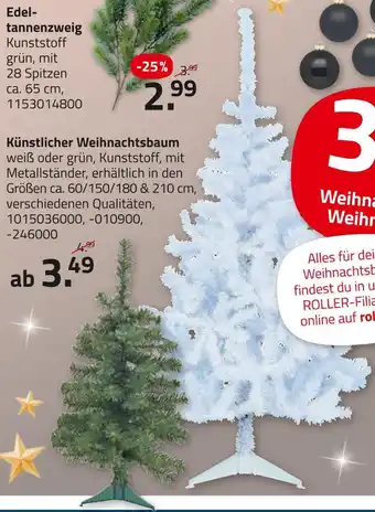 ROLLER Künstlicher weihnachtsbaum Angebot