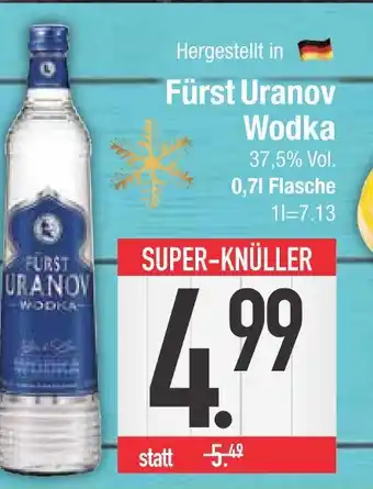 Edeka Fürst uranov wodka Angebot