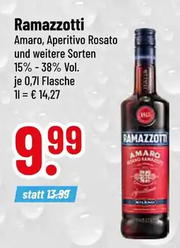 trinkgut Ramazzotti amaro, aperitivo rosato und weitere sorten Angebot