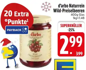 Edeka Naturrein wild-preiselbeeren Angebot