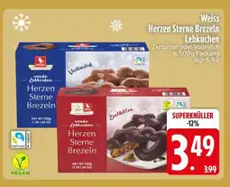 Edeka Herzen sterne brezeln lebkuchen zartbitter Angebot
