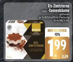 Edeka Edeka eis-zimtsterne oder -tannenbäume Angebot