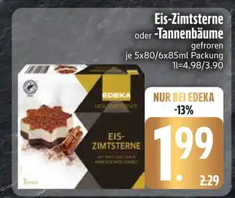 Edeka Edeka eis-zimtsterne oder -tannenbäume Angebot