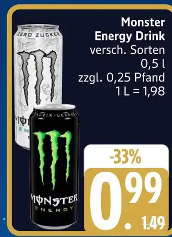 Marktkauf Monster energy drink Angebot