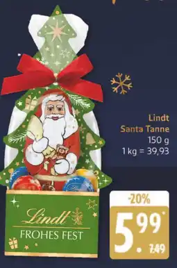 Marktkauf Lindt santa tanne Angebot