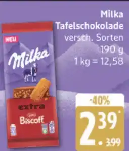 Marktkauf Milka tafelschokolade extra biscoff Angebot