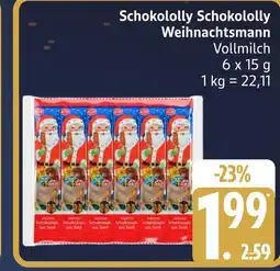 Marktkauf Schokololly weihnachtsmann vollmilch Angebot