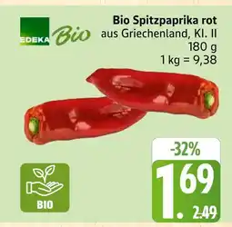 Marktkauf Edeka bio bio spitzpaprika rot Angebot