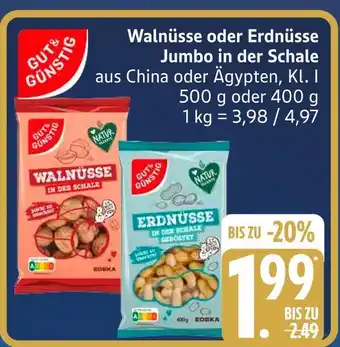 Marktkauf Gut & günstig walnüsse in der schale Angebot
