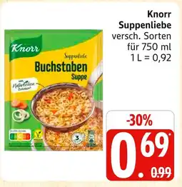 Marktkauf Knorr suppenliebe buchstaben suppe Angebot