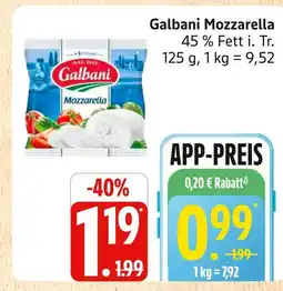 Marktkauf Galbani mozzarella Angebot