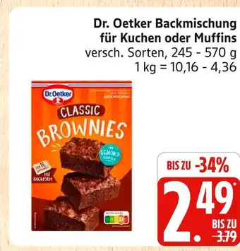 Marktkauf Dr. oetker backmischung classic brownies Angebot