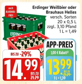Marktkauf Erdinger weißbier Angebot