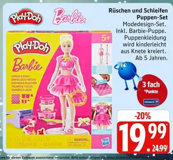 Marktkauf Play-doh barbie rüschen und schleifen puppen-set Angebot