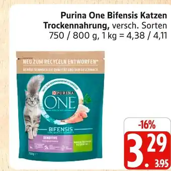 Marktkauf Purina one bifensis katzen trockenfutter Angebot