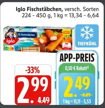Marktkauf Iglo fischstäbchen Angebot