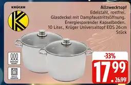 Marktkauf Krüger universaltopf eds 26cm Angebot