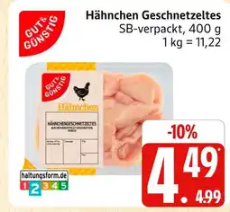 Marktkauf Gut & günstig hähnchen geschnetzeltes Angebot