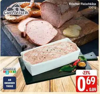 Marktkauf Gutfleisch frischer fleischkäse Angebot