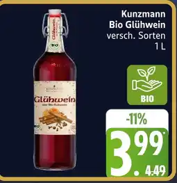 Marktkauf Kunzmann bio glühwein Angebot