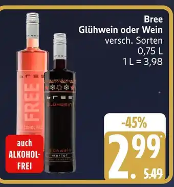 Marktkauf Bree glühwein oder wein Angebot