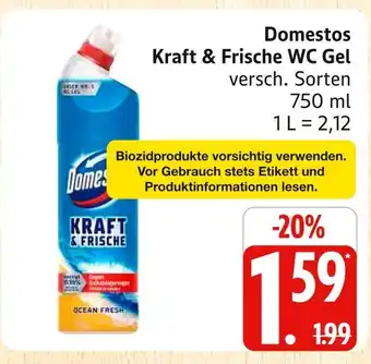 Marktkauf Domestos kraft & frische wc gel Angebot