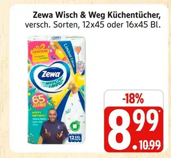 Marktkauf Zewa wisch & weg küchentücher 12x45 bl Angebot