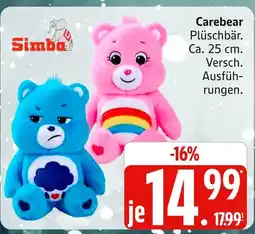 Marktkauf Simba carebear plüschbär Angebot