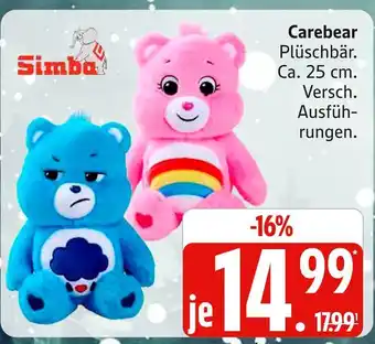 Marktkauf Simba carebear plüschbär Angebot