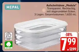 Marktkauf Mepal modula aufschnittdose Angebot