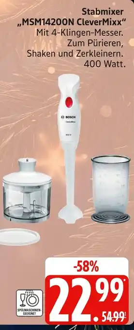 Marktkauf Bosch msm14200n clevermixx Angebot