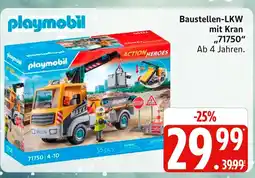 Marktkauf Playmobil baustellen-lkw mit kran Angebot