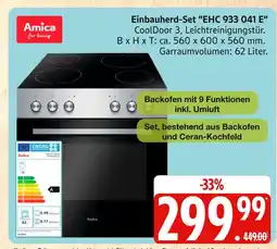 Marktkauf Amica einbauherd-set ehc 933 041 e Angebot