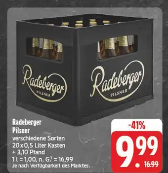 E-Center Radeberger pilsner Angebot