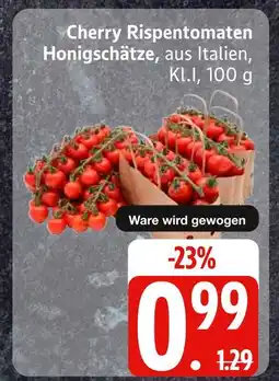 Edeka Cherry rispentomaten honigschätze Angebot